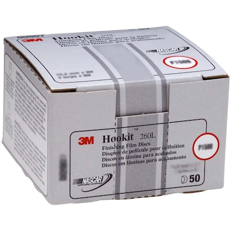 3M 7000021278 Hookit Finishing Film Abrasive Disc 260L 00909 P1000 3 Inch