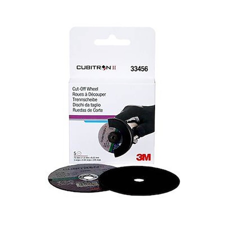 3M 7100032406 Cut-Off Wheel 75 mm x 1 mm x 9.53 mm 5PK