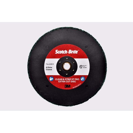 3M 7100175522 Scotch-Brite Clean and Strip XT Pro Extra Cut Disc TN Quick Change 7 in