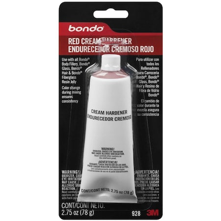 3M 7100150392 Bondo Red Cream Hardener 2.75 Ounces