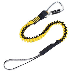 3M 1500049 Python Safety Hook2Loop Bungee Tether 31-52 inches Carabiner 35 lb Capacity Yellow