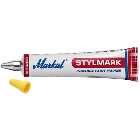 La-Co 96653 Stylmark Tube Marker Yellow