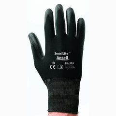 Ansell 48-101-11 Sensilite Gloves 11 Black Nylon Knit