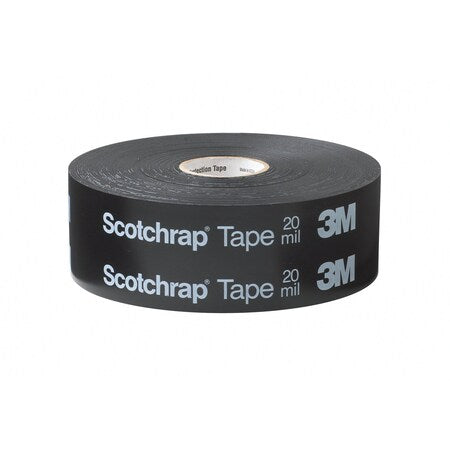 3M 7000043017 Scotchrap Vinyl Corrosion Protection Tape 51, 4 In X 100 Ft, Black