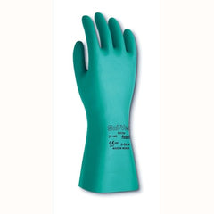 Ansell 37-145-10 Solvex Nitrile Gloves Gauntlet Cuff Unlined 11 Mil Size 10 Green