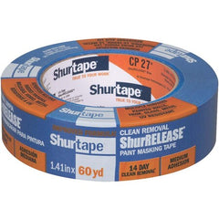 Shurtape 202879 CP27 36mm x 55m 14 Day Blue UV Resistant Masking Tape 24ct Case