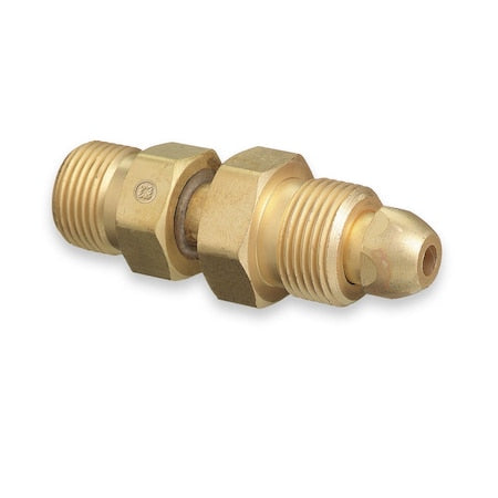 Western Enterprises 415 Brass Cylinder Adaptor CGA-580 to CGA-540 Nitrogen to Oxygen