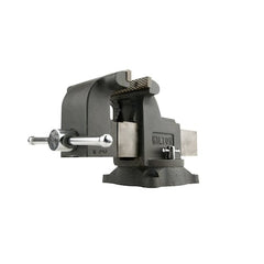 Wilton 63304 Shop Bench Vise 8 in Jaw Width 4 in Throat Depth Swivel Base