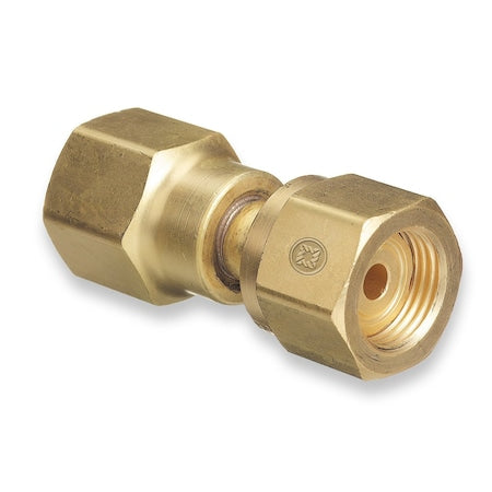 Western Enterprises 806 Brass Cylinder Adaptor CGA-320 To CGA-580