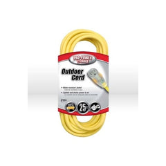 Coleman Cable 2587 Lighted End Extension Cord 12/3 Sjtw L 25'