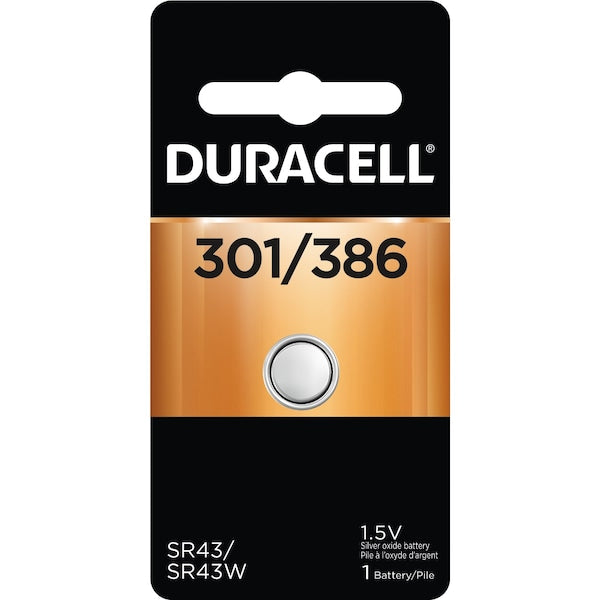 Duracell D301/386PK Coin Cell Battery - 1.5 Volt