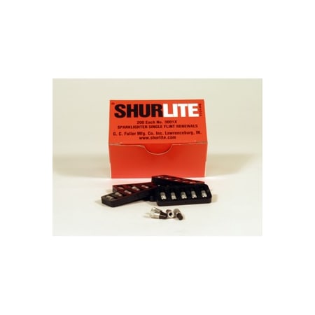 Shurlite 3001X Single Flint Renewals 40 Holders Pack