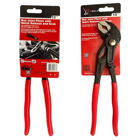 Xtrweld TPKP12QR 12 in Pliers Groove Joint QR and Grab Steel Black Oxide