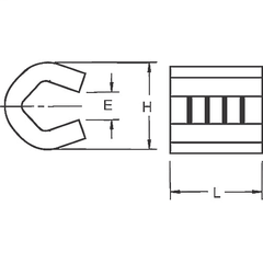 ABB 54715 Copper C-Tap Connector - 600V - 6-8/8-12