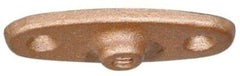 Anvil 0500428503 Ceiling Flange Copper Plated (3-5/16 Inch Length x 1-3/8 Inch Width x 1/2 Inch Height)