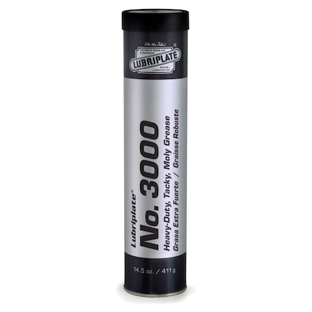 Lubriplate L0108-098 No. 3000 Multi-Purpose Grease Cartridge 14.5 oz Black