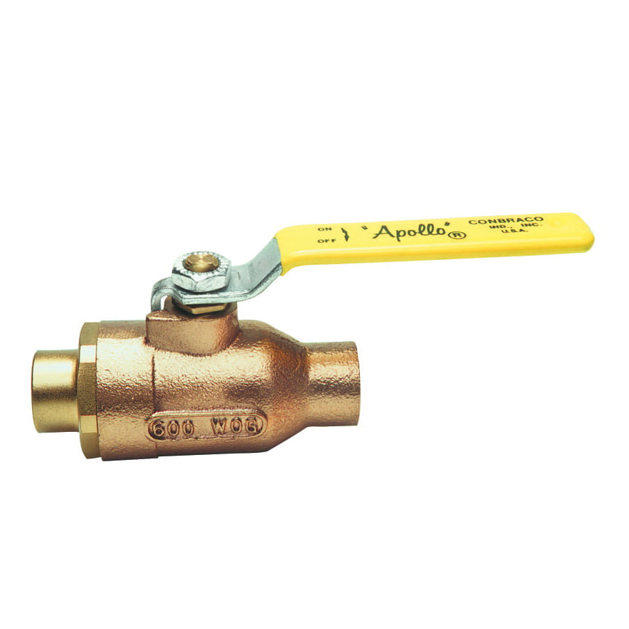 Conbraco 7720401 Apollo 2-Way Ball Valve - Manually Operated, 600 psi Max, 3/4 in Socket Weld