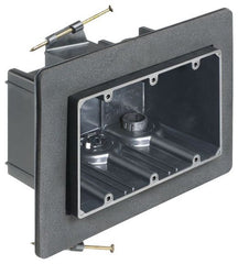 Arlington FN103F Versatile Non Conductive Outlet Box for New Construction, Three Gang Screw On, 59 cu inches