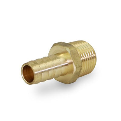 Everflow B25-18 | 1/8 Hose Barb X 1/8 MPT Adapter Brass Hose Barb Fitting, For Non Potable Use Only