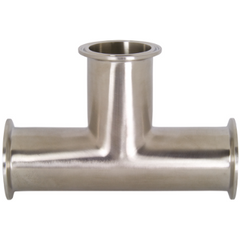 Dixon Valve & Coupling B7MP-G300 Sanitary Clamp Tee - 304 Stainless Steel - 3 Tube