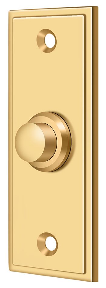 DELTANA Deltana BBS333CR003 Rectangular Contemporary Bell Button
