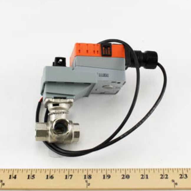 Belimo B315+LRB24-SR Ball Valve Assembly 3-Way 0.5 Inch 10 Cv Stainless Steel Non-Spring Return Actuator