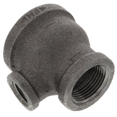 Everflow BMRT1214 1-1/2 x 1 x 1/2 Black Reducing Tee