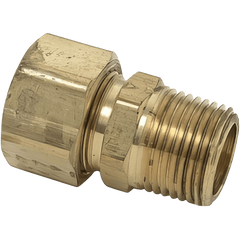 BrassCraft 68-6-8X Lead Free Compression x MIP Reducing Adapter, 3/8 OD Tube x 1/2 MIP Inch