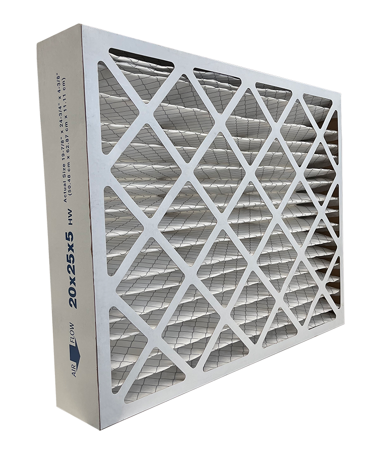 Replacement Media Air Filter 20in x 25in x 5in in MERV11 (BOX OF 5)