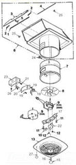 Broan-NuTone S99080180 Motor 120 VAC C-Frame Replacement S99080180