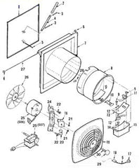 Broan-NuTone S99080176 Motor 120 VAC C-Frame