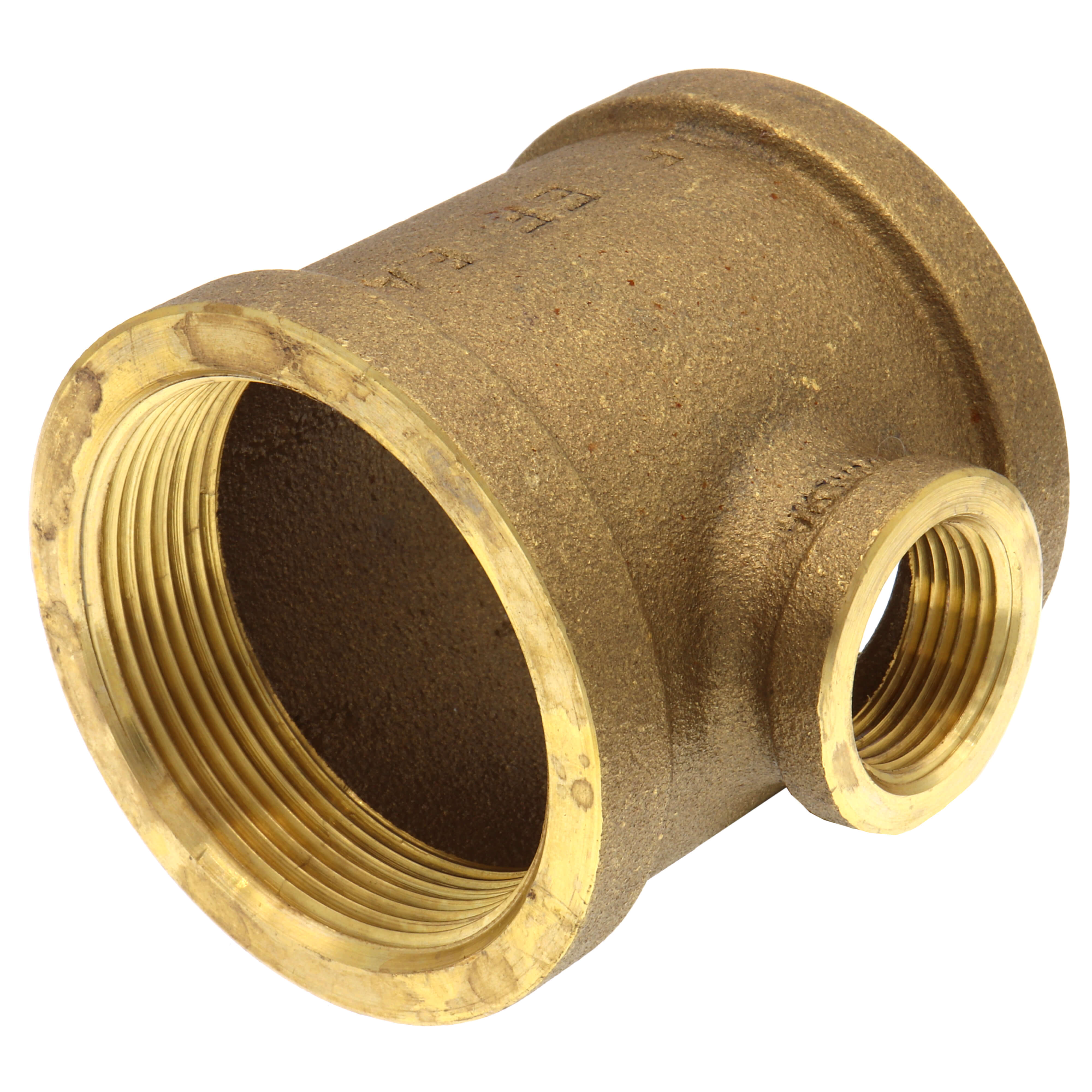 Everflow BRRT2003-NL | 2 X 3/4 Reducing Tee - 2 Size Brass Lead Free | Everflow