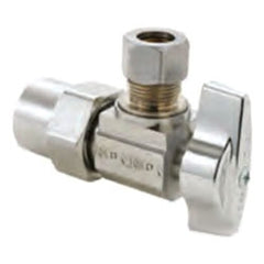 BrassCraft KTPR19XC KTPR19 Series 1/2 in x 3/8 in Ball Handle Angle Supply Stop Valve in Polished Chrome