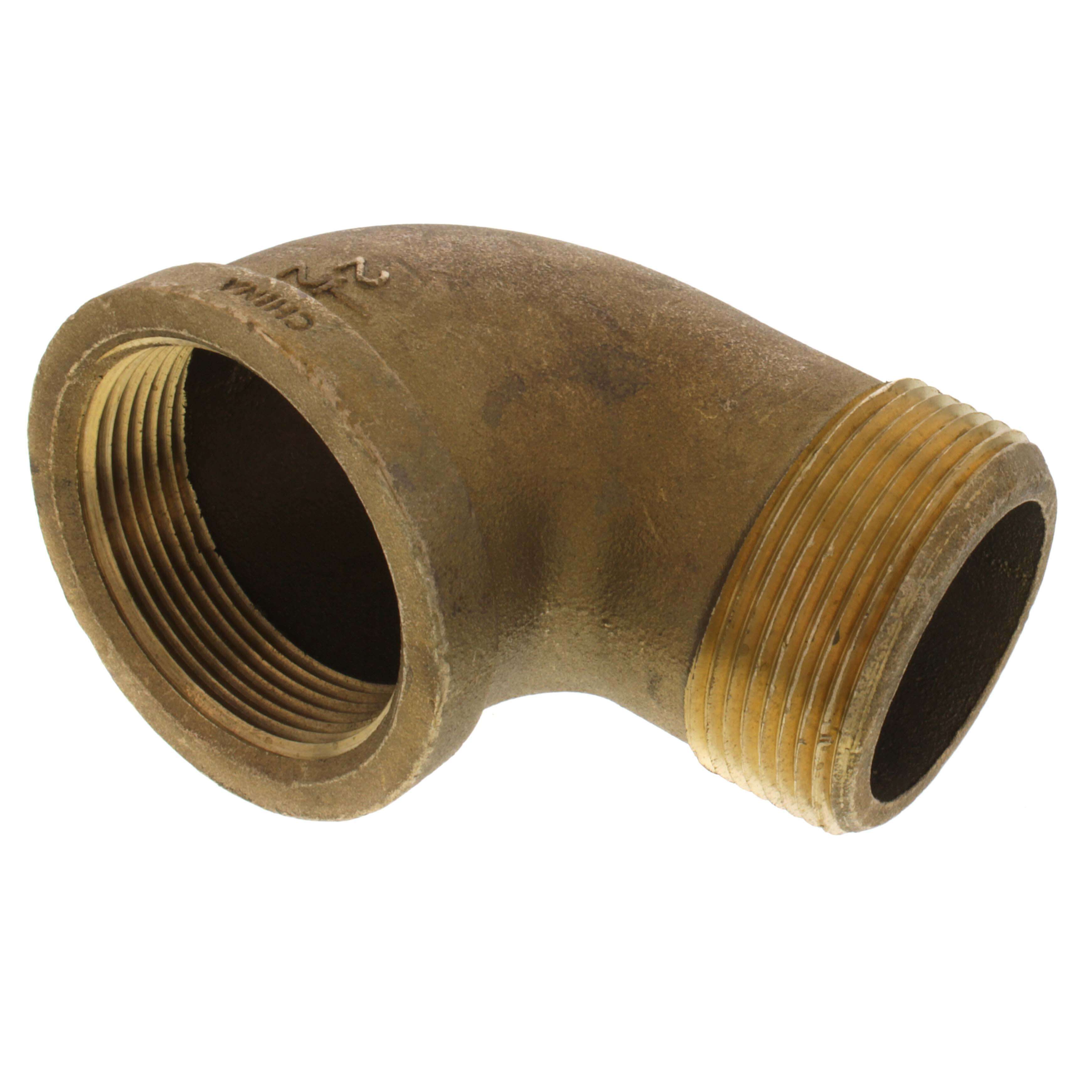 Everflow BRSN0212-NL 2-1/2 Brass 90 Street Elbow Lead Free