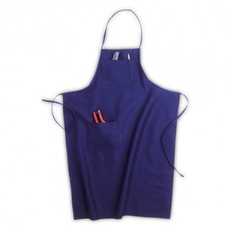 Custom LeatherCraft BS60 CLC 3 Pocket Blue Cotton Work Apron