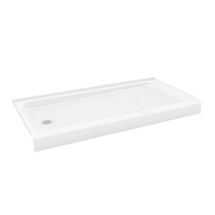 Bootz Industries 010-1000-00 ShowerCast Right Hand Drain Rectangular Shower Base 60 inch x 30 inch x 5 inch