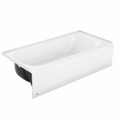 Bootz Industries 011-3364-00 Aloha 60 inch x 30 inch x 14-1/4 inch Porcelain Enameled Steel Bathtub, Right Hand Drain