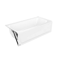 Bootz Industries 011-3445-00 MauiCast Porcelain Enamel Steel Bathtub 60 x 30 x 16-5/8 inch Left Hand Drain