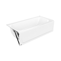 Bootz Industries 011-3445-00 MauiCast Porcelain Enamel Steel Bathtub 60 x 30 x 16-5/8 inch Left Hand Drain