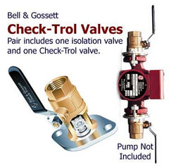 Bell & Gossett 101232LF CTF 1 inch NPT Bronze Isolation & Check-Trol Valve