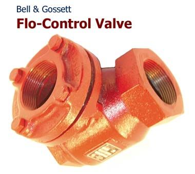 Bell & Gossett 107007 Flo-Control Angle Valve 3 Inch NPT Iron Body