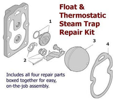 Barnes & Jones FT125-3 Repair Kit for Spirax-Sarco Traps