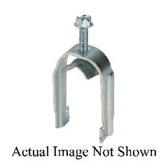 B-Line B1508S Conduit/Cable to Strut Clamp With Saddle, 1/2 in Conduit, 200 lb Load, 0.25 to 0.68 in OD