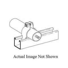 B-Line B2012PAAL B-Line B2000 2-Piece Pre-Assembled Conduit/Pipe Clamp, 1-1/2 In, Aluminum