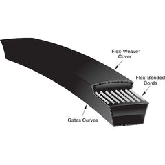 GATES B55 Hi-Power II Belt V-Belt Replacement B55