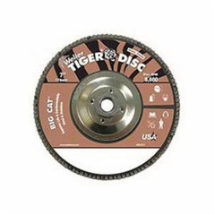 Weiler 50845 Big Cat Coated Flap Disc - 7 in Dia - 80 Grit