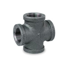 Everflow BMCR0600 Black Cross Fittings