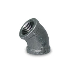 Everflow BMFF0200 Black Elbow 45 Iron Fittings