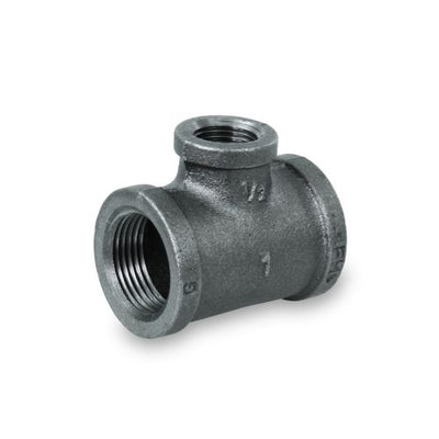 Everflow BMRT1204 Black Reducing Tee 1-1/2 x 1-1/4