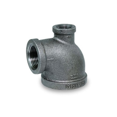 Everflow BMRT0347 | 1/2 x 1/4 x 1/2 Black Reducing Tee | 3 Sizes | BMRT0347